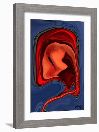 Thinking Of You 3-Rabi Khan-Framed Art Print