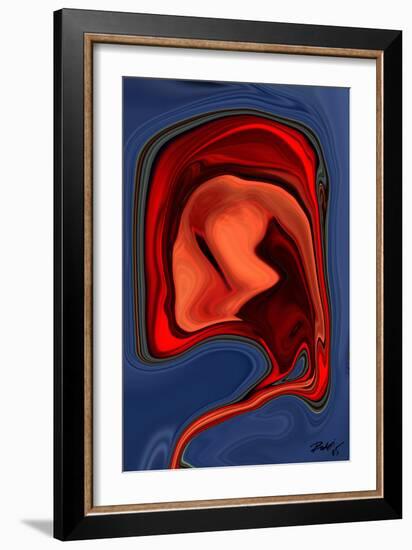 Thinking Of You 3-Rabi Khan-Framed Art Print