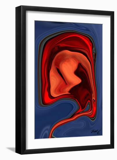 Thinking Of You 3-Rabi Khan-Framed Art Print