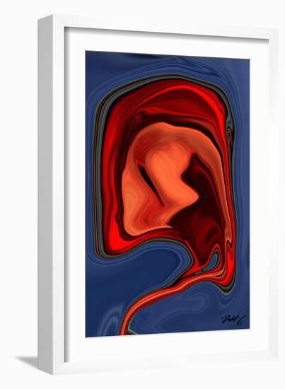 Thinking Of You 3-Rabi Khan-Framed Art Print