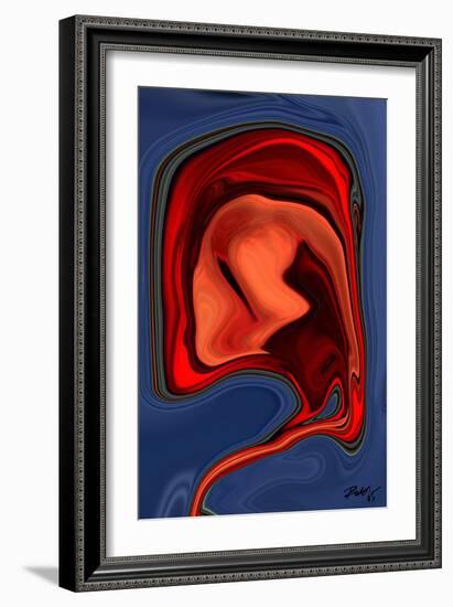 Thinking Of You 3-Rabi Khan-Framed Art Print