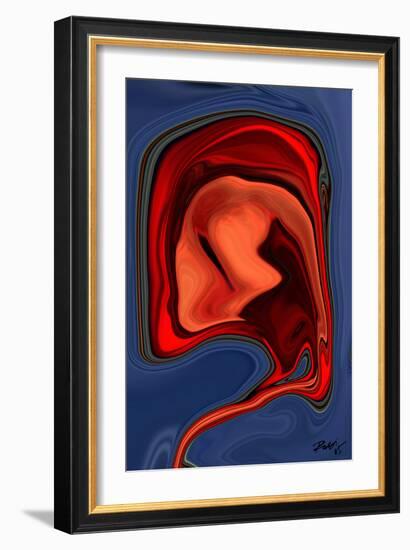 Thinking Of You 3-Rabi Khan-Framed Art Print