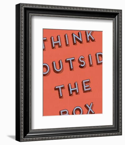 Thinking Outside the Box-null-Framed Giclee Print