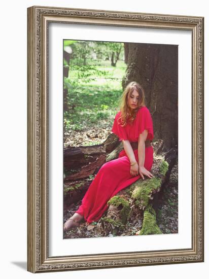 Thinking-Sabine Rosch-Framed Photographic Print