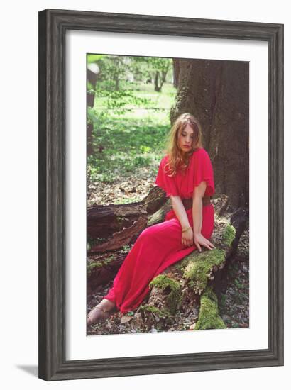 Thinking-Sabine Rosch-Framed Photographic Print