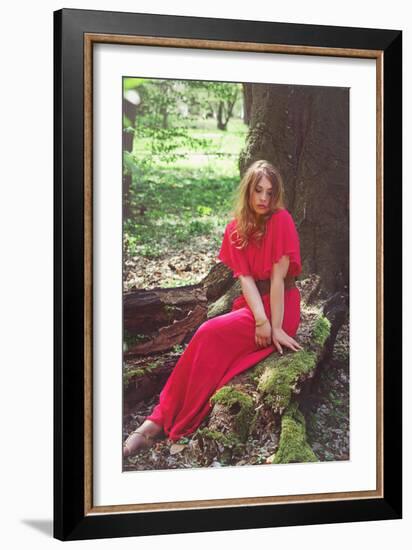 Thinking-Sabine Rosch-Framed Photographic Print