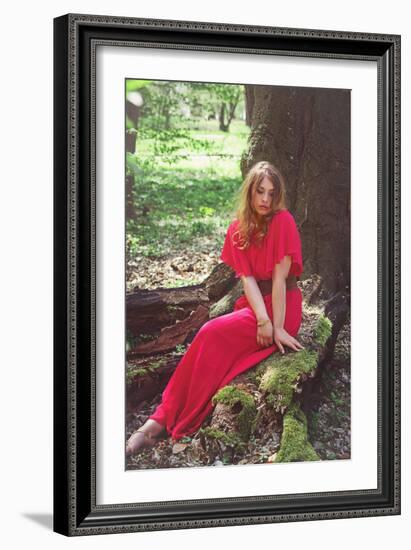 Thinking-Sabine Rosch-Framed Photographic Print