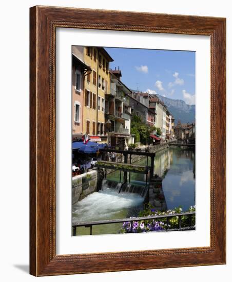 Thiou Canal, Annecy, Rhone Alpes, France, Europe-Richardson Peter-Framed Photographic Print