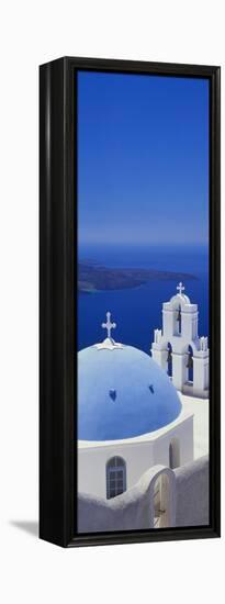 Thira, Santorini, Greek Islands, Europe-Lee Frost-Framed Premier Image Canvas