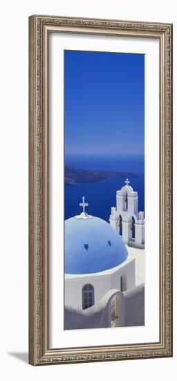 Thira, Santorini, Greek Islands, Europe-Lee Frost-Framed Photographic Print