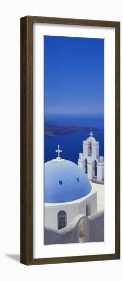 Thira, Santorini, Greek Islands, Europe-Lee Frost-Framed Photographic Print