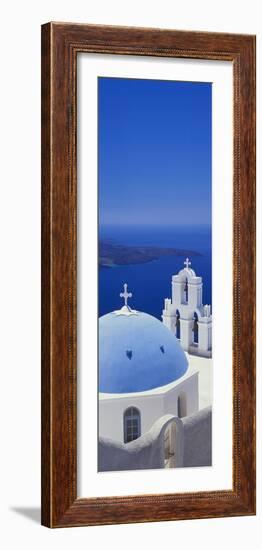 Thira, Santorini, Greek Islands, Europe-Lee Frost-Framed Photographic Print