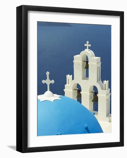 Thira Village, Santorini, Cyclades, Greek Islands, Greece, Europe-null-Framed Photographic Print