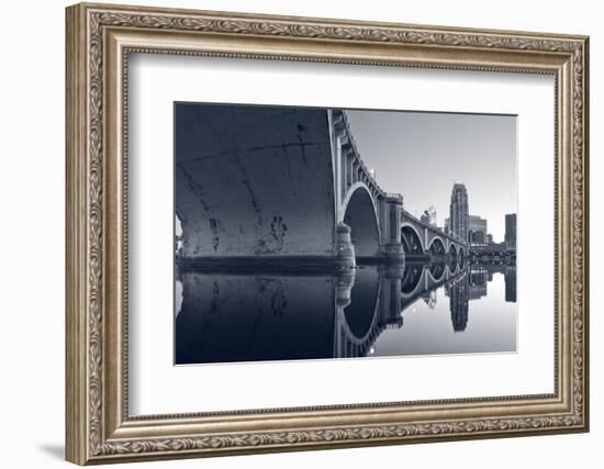 Third Avenue Bridge Minneapolis.-rudi1976-Framed Photographic Print