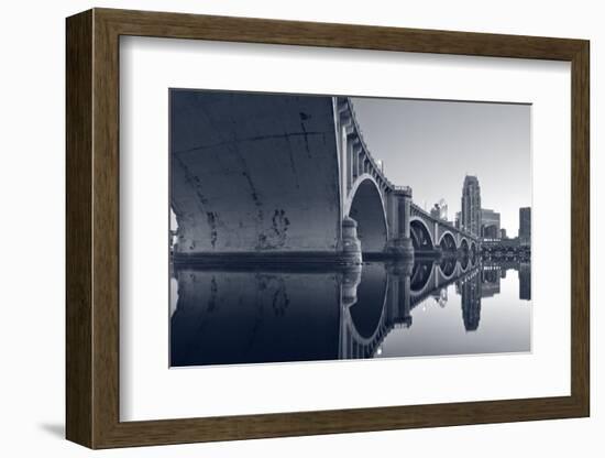 Third Avenue Bridge Minneapolis.-rudi1976-Framed Photographic Print