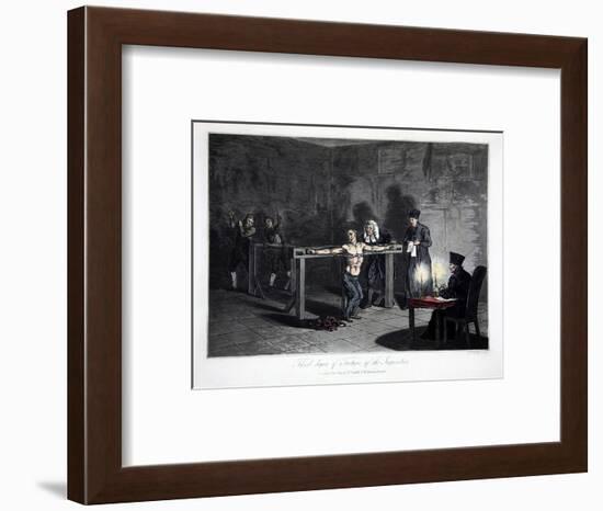 Third Degree of Torture of the Inquisition', 1813-LC Stadler-Framed Giclee Print
