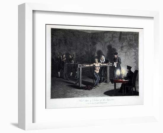 Third Degree of Torture of the Inquisition', 1813-LC Stadler-Framed Giclee Print