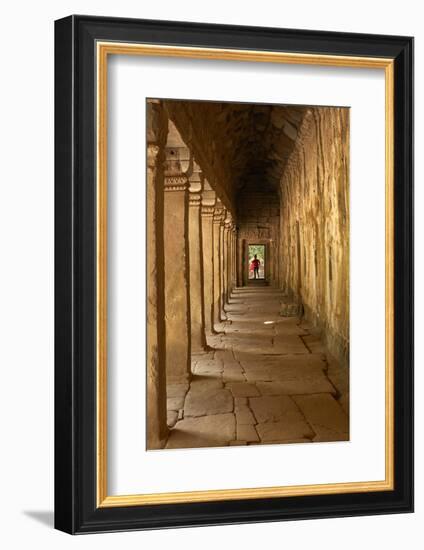 Third Enclosure Gallery, Angkor World Heritage Site-David Wall-Framed Photographic Print