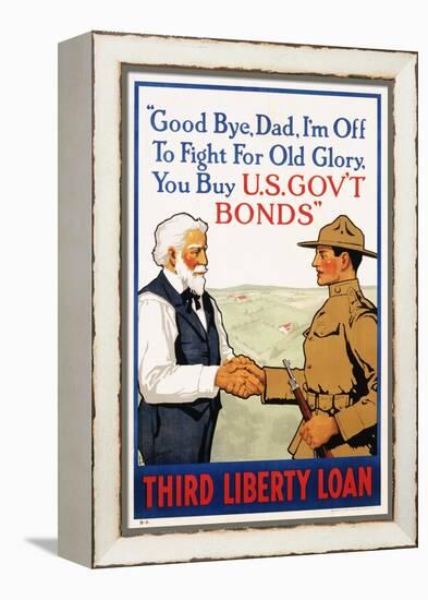 Third Liberty Loan Poster-Laurence Harris-Framed Premier Image Canvas