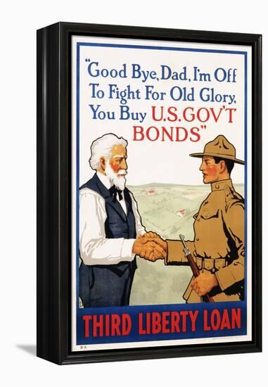 Third Liberty Loan Poster-Laurence Harris-Framed Premier Image Canvas