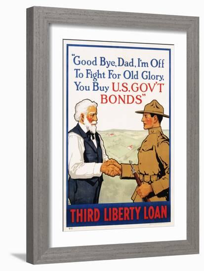 Third Liberty Loan Poster-Laurence Harris-Framed Giclee Print