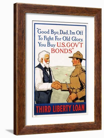 Third Liberty Loan Poster-Laurence Harris-Framed Giclee Print