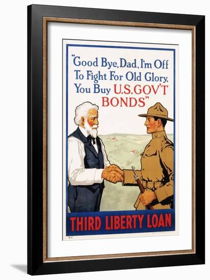 Third Liberty Loan Poster-Laurence Harris-Framed Giclee Print