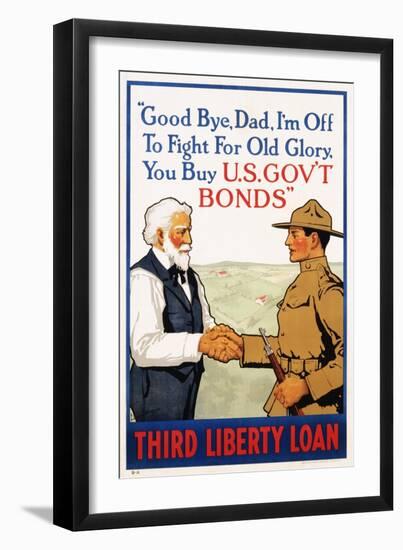Third Liberty Loan Poster-Laurence Harris-Framed Giclee Print
