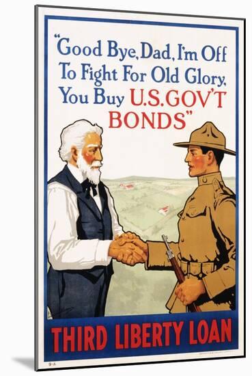 Third Liberty Loan Poster-Laurence Harris-Mounted Giclee Print
