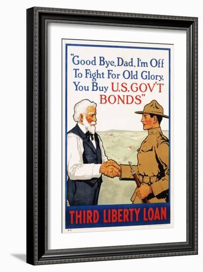 Third Liberty Loan Poster-Laurence Harris-Framed Giclee Print