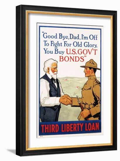 Third Liberty Loan Poster-Laurence Harris-Framed Giclee Print