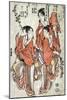 Third Month: Going to a Sumo Match, Fourth Month: Buddha's Birthday, Japanese Wood-Cut Print-Lantern Press-Mounted Art Print