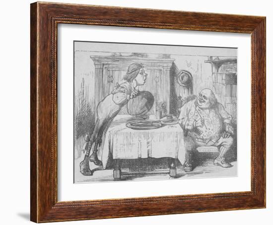 'Third of the Father William series', 1889-John Tenniel-Framed Giclee Print