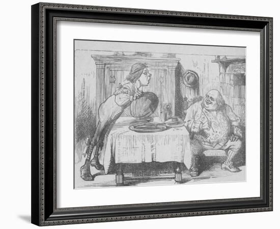 'Third of the Father William series', 1889-John Tenniel-Framed Giclee Print