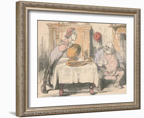 'Third of the Father William series', 1889-John Tenniel-Framed Giclee Print