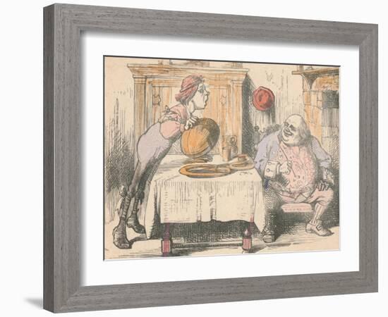 'Third of the Father William series', 1889-John Tenniel-Framed Giclee Print