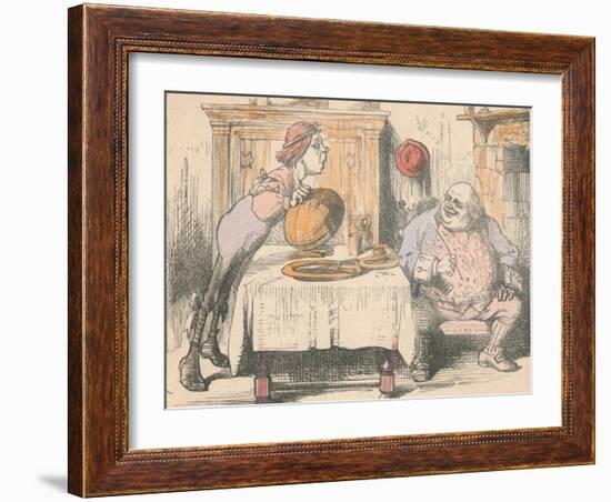 'Third of the Father William series', 1889-John Tenniel-Framed Giclee Print