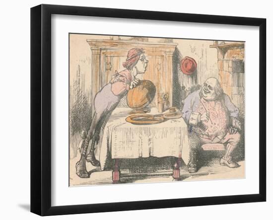 'Third of the Father William series', 1889-John Tenniel-Framed Giclee Print