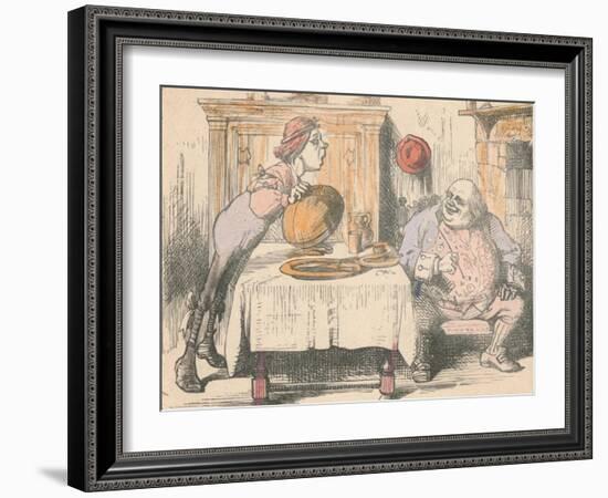 'Third of the Father William series', 1889-John Tenniel-Framed Giclee Print