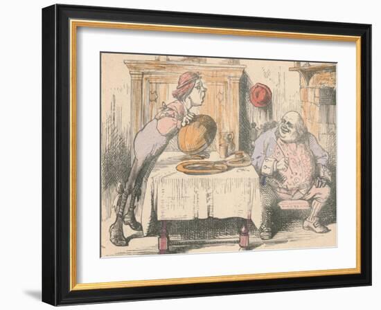 'Third of the Father William series', 1889-John Tenniel-Framed Giclee Print