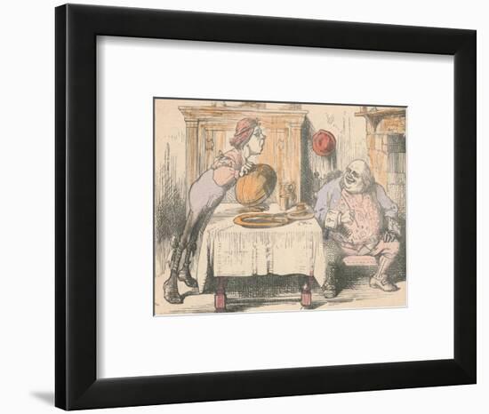 'Third of the Father William series', 1889-John Tenniel-Framed Giclee Print