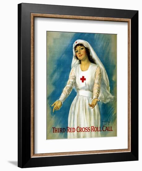 Third Red Cross Roll Call, 1918-William Haskell Coffin-Framed Giclee Print