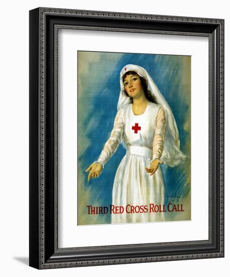 Third Red Cross Roll Call, 1918-William Haskell Coffin-Framed Giclee Print