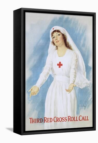 Third Red Cross Roll Call Poster-Haskell Coffin-Framed Premier Image Canvas