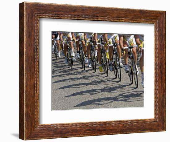 Third Stage of Tour de France, Marseille to La Grande-Motte, July 7, 2009-null-Framed Photographic Print