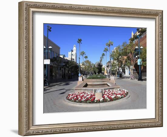 Third Street Promenade, Santa Monica, Los Angeles, California, USA, North America-Wendy Connett-Framed Photographic Print