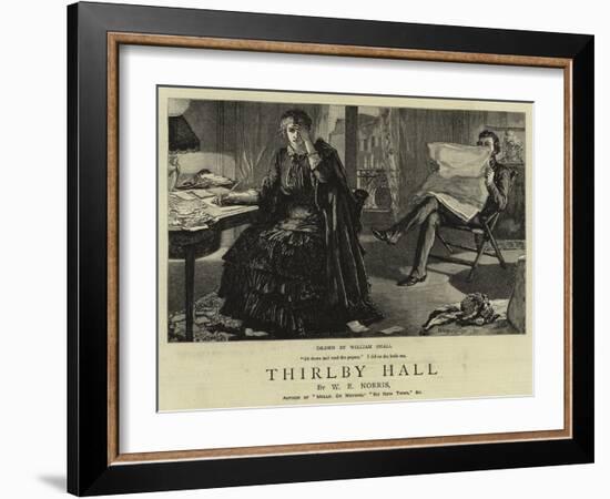 Thirlby Hall-William Small-Framed Giclee Print