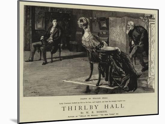 Thirlby Hall-William Small-Mounted Giclee Print