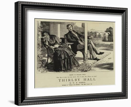 Thirlby Hall-William Small-Framed Giclee Print