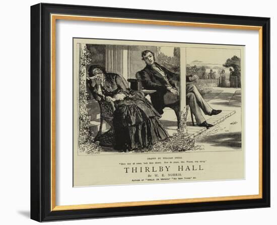 Thirlby Hall-William Small-Framed Giclee Print